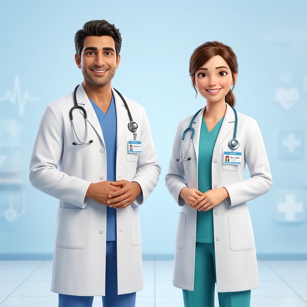 Team of healthcare professionals ready to assist you